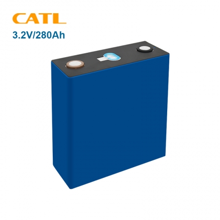 Die CATL LiFePO4-Batteriezelle mit einer Spannung von 3,2 V und einer Kapazität von 280 Ah
