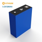 Die HThium 3,2V 280Ah LiFePO4 Lithium-Batteriezelle mit einer Lebensdauer von 10.000 Zyklen